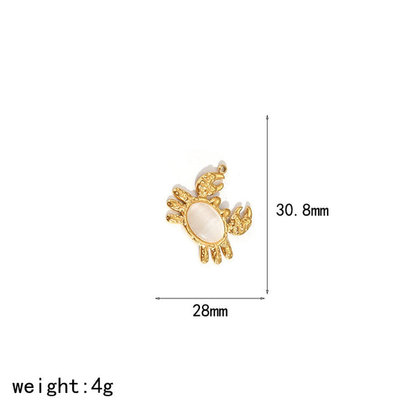 Ocean Style Starfish Shell Stainless Steel Jewelry Accessories Pendant Necklace Bracelet Electroplated