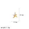 Ocean Style Starfish Shell Stainless Steel Jewelry Accessories Pendant Necklace Bracelet Electroplated