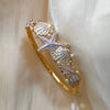 Ocean Theme Enamel Open Bangle Bracelet With Colorful Starfish Seashell And Sea Turtle Motifs Plated Decorative Jewelry