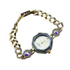 Octagonal Diamond Women's Alloy Bracelet Watch Fashionable Quartz Watch