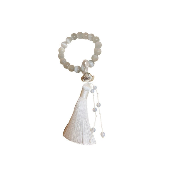 Opal Flower Tassel Bracelet Electroplated Women's Retro High Grade