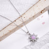 Opal Necklace Copper Mixed Gem Inlay Micropaved Zirconia Light Luxury Geometric Electroplated Ochain Women's Accessories