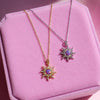 Opal Necklace Copper Zircon Geometric Literature And Art Style Micropaved Diamond