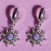 Opal Necklace Copper Zircon Geometric Literature And Art Style Micropaved Diamond