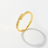Open Adjustable S925 Sterling Silver Ring Fashionable Style Simple And Versatile With Row Diamonds Electroplated For Women And Unisex