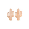 Fashion Flower Plating Alloy No Inlaid Earrings Ear Studs
