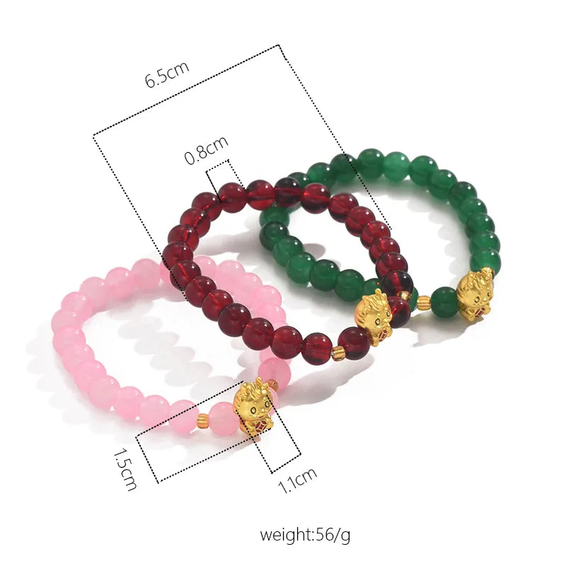 Original Design Animal Glass Plating Women'S Bracelets