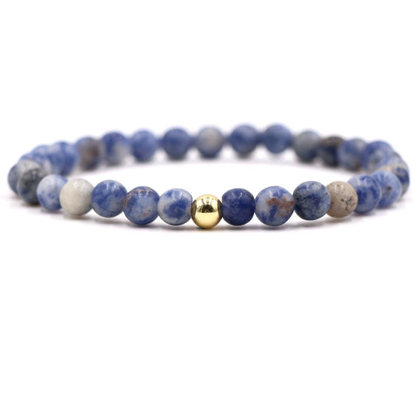 Original Design Copper Unisex Bracelet With 6Mm Natural Tiger Eye And Malachite Stone Beads Geometry Style