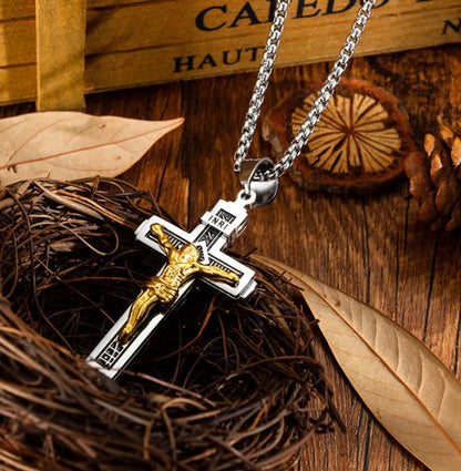 Original Design Cross 304 Stainless Steel Plating Men'S