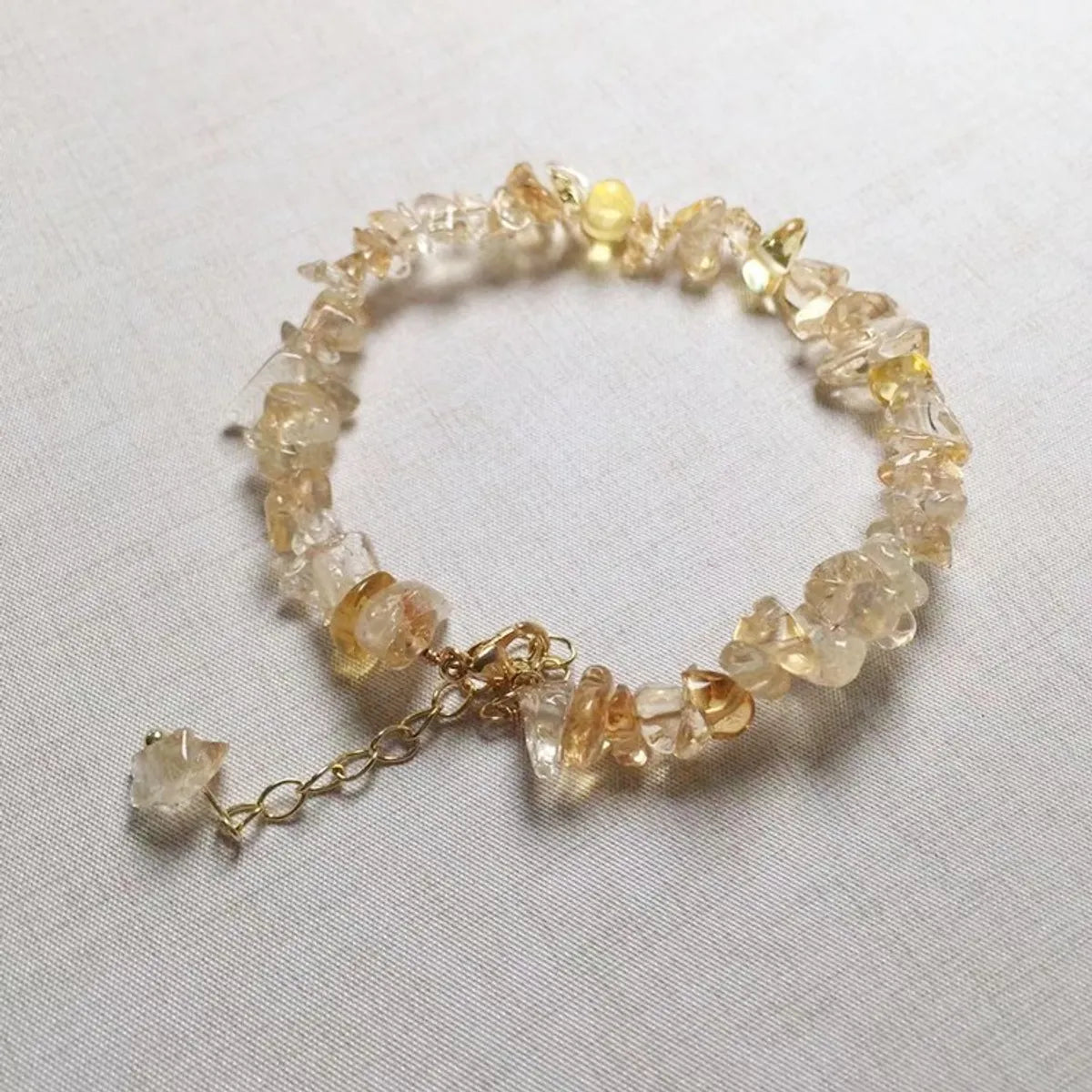 Original Design Geometric Citrine Plating 14k Gold Plated Bracelets