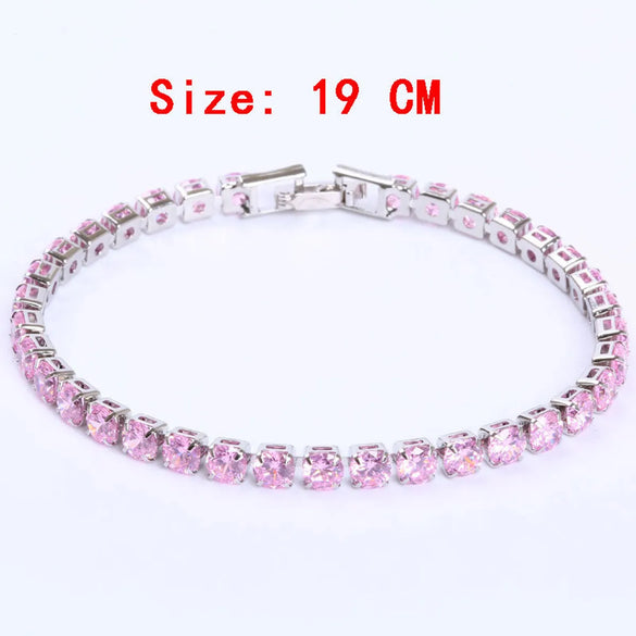 Original Design Geometric Copper Bracelets Inlaid Zircon Copper Bracelets 1 Piece
