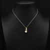 Original Design Rabbit Freshwater Pearl Sterling Silver Plating 18k Gold Plated Pendant Necklace