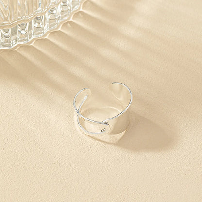 Original Design Simple Style Asymmetrical Alloy Wholesale Rings