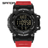Outdoor Sports Waterproof Electronic Watch For Teenagers Acrylic Mirror Abs Case Tpu Strap Round Dial Highend Style