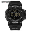 Outdoor Sports Waterproof Electronic Watch For Teenagers Acrylic Mirror Abs Case Tpu Strap Round Dial Highend Style