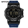 Outdoor Sports Waterproof Electronic Watch For Teenagers Acrylic Mirror Abs Case Tpu Strap Round Dial Highend Style