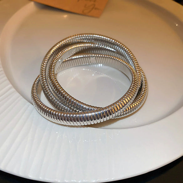 Oval Resin Turquoise Open Bracelet With Diamond Encrusted Alloy Electroplated Retro Exaggerated High End Fashion Bracelet