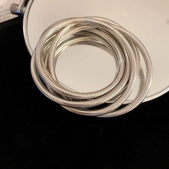 Oval Resin Turquoise Open Bracelet With Diamond Encrusted Alloy Electroplated Retro Exaggerated High End Fashion Bracelet