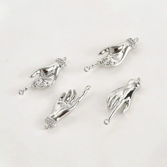 Palm Connection Pendant Jewelry Accessories Copper 14K Plating