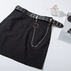 Pants Chain Imitation Leather Doublerow Butterfly Cross Hip Hop Punk Style