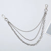 Pants Chain Imitation Leather Doublerow Butterfly Cross Hip Hop Punk Style