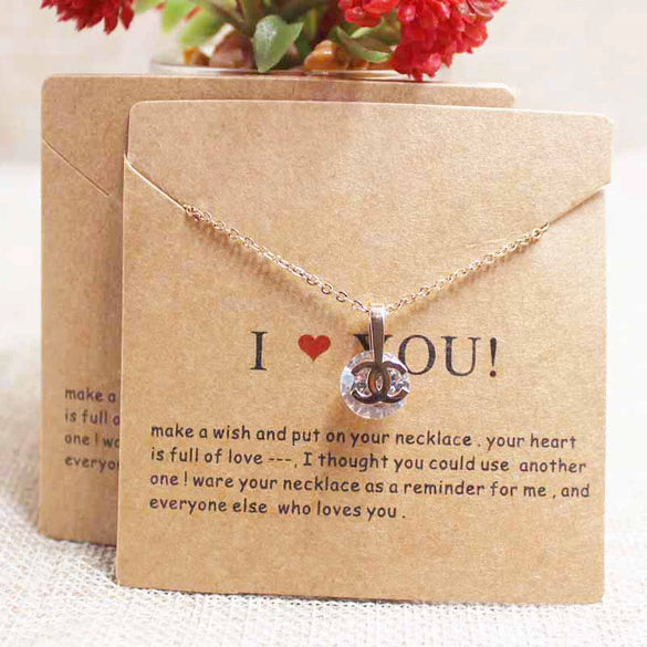 Paper And Cowhide Handmade Earrings Ring Pendant Bracelet And Necklace Packaging Folding Card