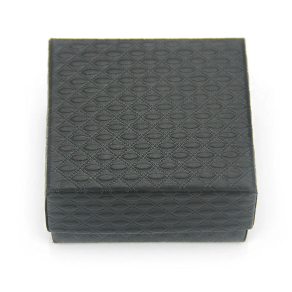 Paper Jewelry Box For Necklace And Bracelet With Stripes Pattern