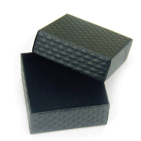 Paper Jewelry Box For Necklace And Bracelet With Stripes Pattern