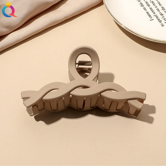 Pastel Macaron Color Handmade Hair Claw Clip For Women Sweet Fairy Style Backofhead Hair Accessory