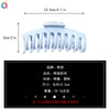 Pastel Macaron Color Handmade Hair Claw Clip For Women Sweet Fairy Style Backofhead Hair Accessory