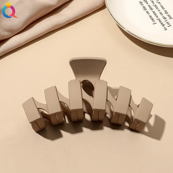 Pastel Macaron Color Handmade Hair Claw Clip For Women Sweet Fairy Style Backofhead Hair Accessory