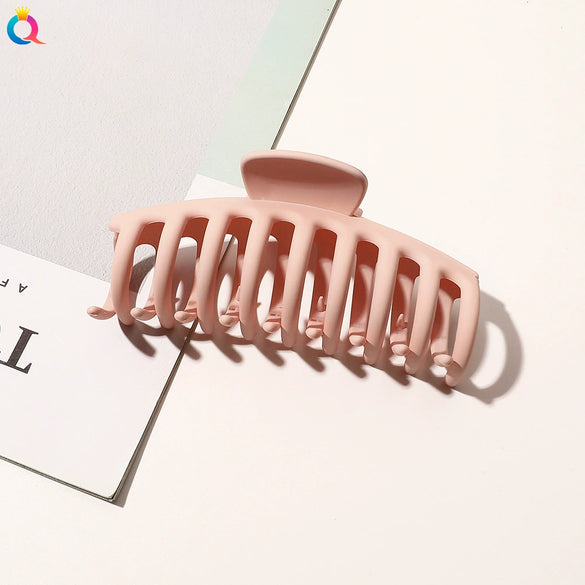 Pastel Macaron Color Handmade Hair Claw Clip For Women Sweet Fairy Style Backofhead Hair Accessory