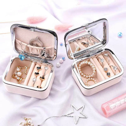 Pastoral Cartoon Pu Leather Jewelry Boxes