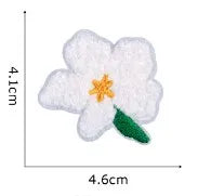 Pastoral Flower Cloth Cloth Sticker 1 Piece