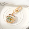 Pastoral Flower Dried Flower Epoxy Women'S Bag Pendant Keychain