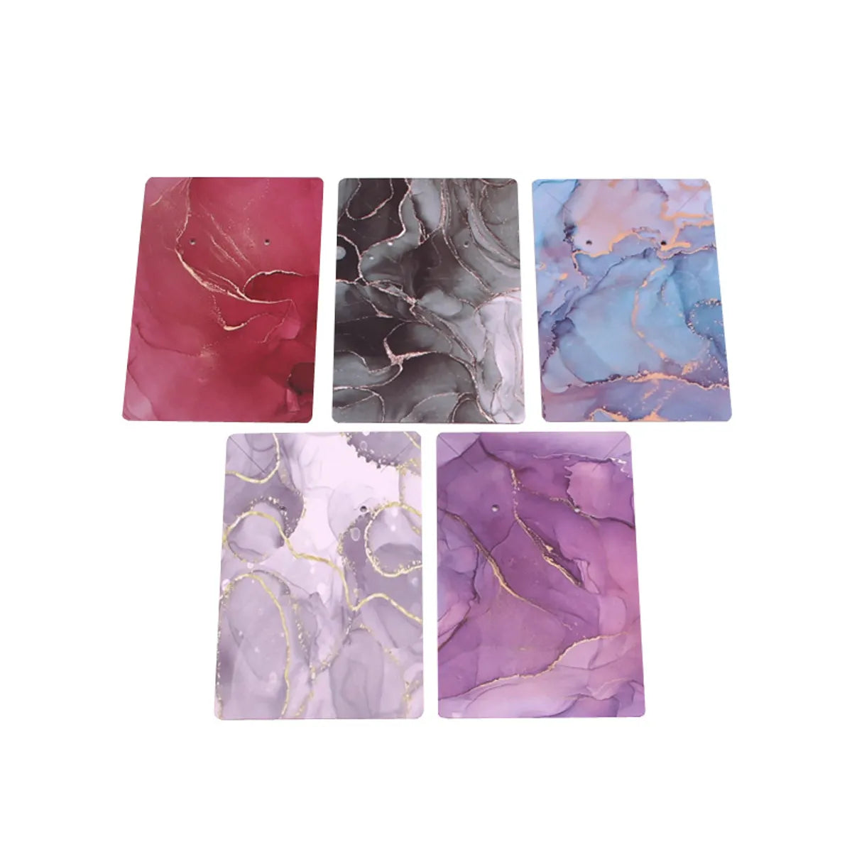 Pastoral Simple Style Tie Dye Paper Card Wholesale Jewelry Packaging Cardboard