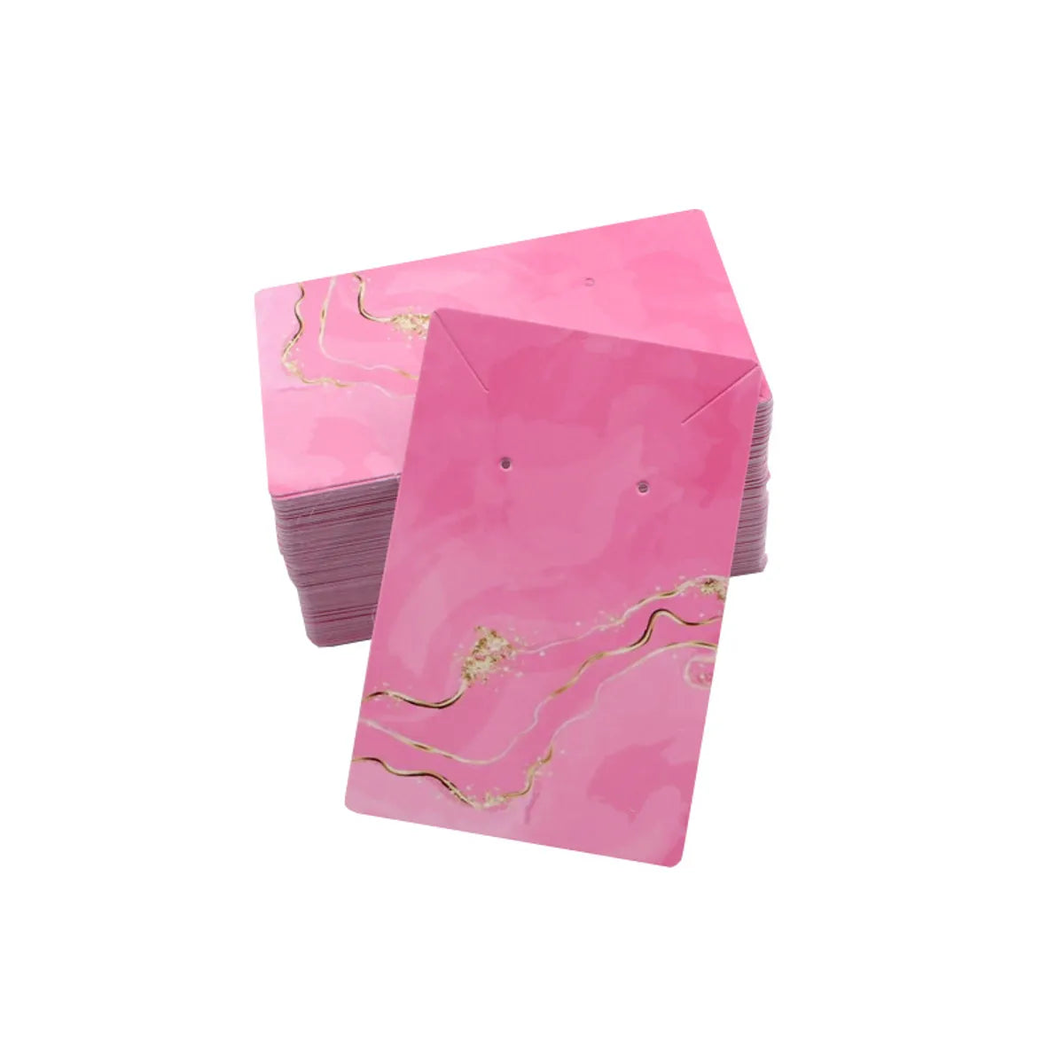 Pastoral Simple Style Tie Dye Paper Card Wholesale Jewelry Packaging Cardboard