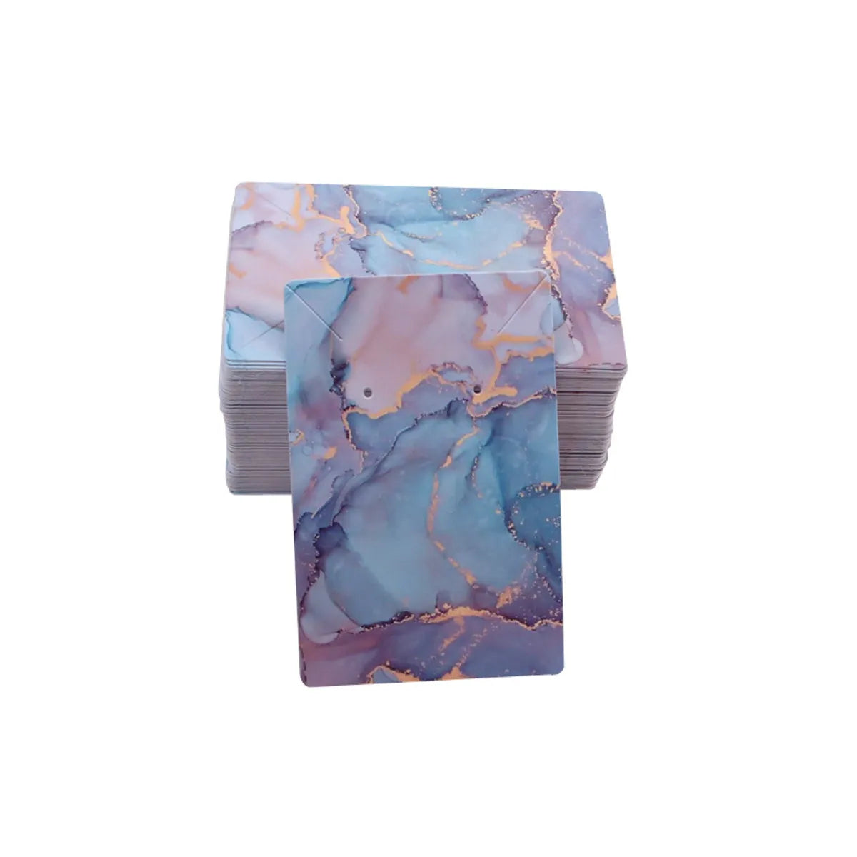 Pastoral Simple Style Tie Dye Paper Card Wholesale Jewelry Packaging Cardboard