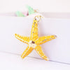 Pastoral Starfish Zinc Alloy Unisex Keychain