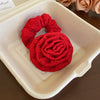 Pastoral Style Bow Flower Imitation Pearl Hair Ring Women's Sweet Fresh Hair Accessories
