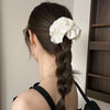 Pastoral Style Bow Flower Imitation Pearl Hair Ring Women's Sweet Fresh Hair Accessories