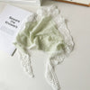 Pastoral Style Geometric White Lace Triangle Scarf Headwear