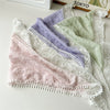 Pastoral Style Geometric White Lace Triangle Scarf Headwear