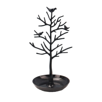 Pastoral Tree Bird Plastic Jewelry Rack