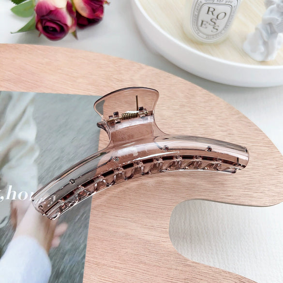 Pc Handmade Simple Geometric Hair Clip For Women