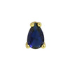 Pear Shaped Constellation Birthstone Copper Pendant Accessories With Electroplating