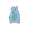 Pear Shaped Constellation Birthstone Copper Pendant Accessories With Electroplating