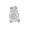 Pear Shaped Constellation Birthstone Copper Pendant Accessories With Electroplating