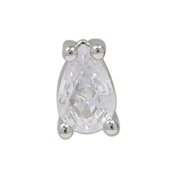 Pear Shaped Constellation Birthstone Copper Pendant Accessories With Electroplating