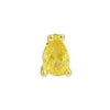 Pear Shaped Constellation Birthstone Copper Pendant Accessories With Electroplating